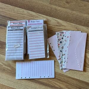 Budget Sheets 4 pads plus 4 money envelopes